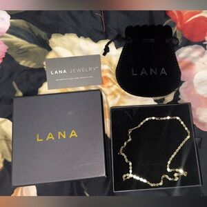 Lana Jewelry- Mega Nude Chain 18 inches long , 14kt.